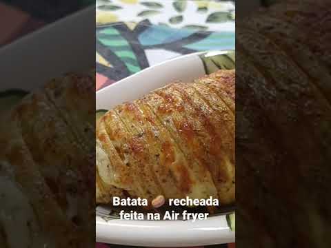 Batata 🥔 recheada feita na Air fryer