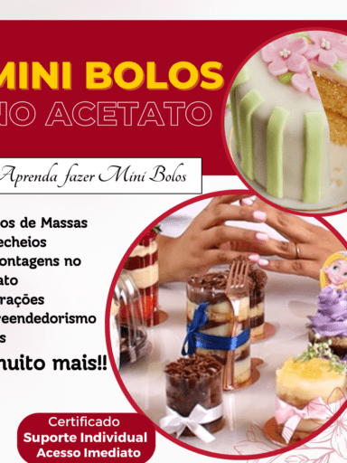 Minibolos criativo
