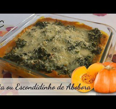 Torta ou Escondidinho de Abóbora com Carne de Soja e Couve Flor