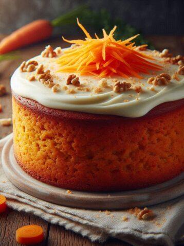 Bolo de Bagaço de Cenoura