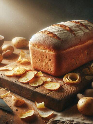 Pão de Casca de Batata Simples