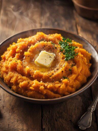 Purê de Batata Doce Orgânica