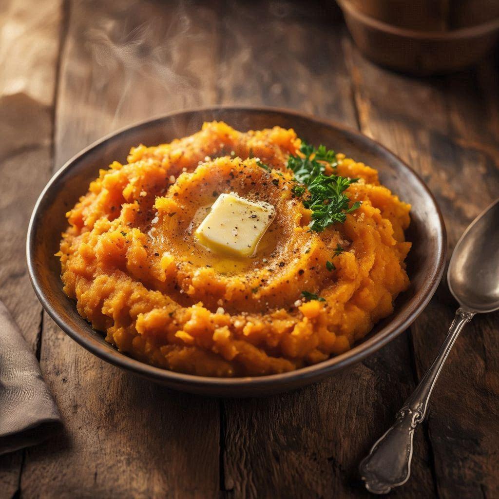 Purê de Batata Doce Orgânica