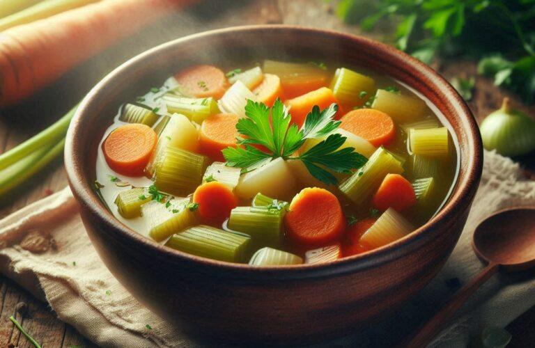 Sopa de Talos e Cascas de Legumes